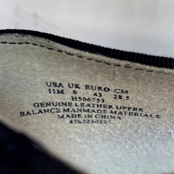 Hush Puppies Black Monogram Smoking Slippers Heels Pumps Leather Slip On 11 43 - Picture 9 of 10